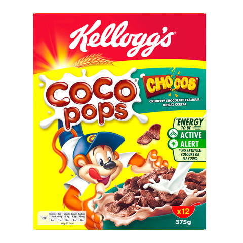 GETIT.QA- Qatar’s Best Online Shopping Website offers KELLOGG'S COCO POPS CRUNCHY CHOCOS 375 G at the lowest price in Qatar. Free Shipping & COD Available!