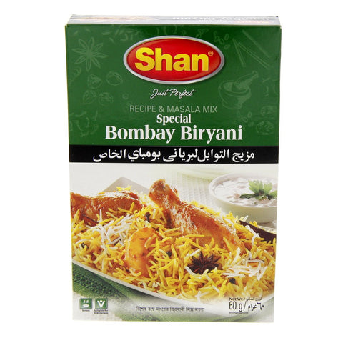 GETIT.QA- Qatar’s Best Online Shopping Website offers SHAN SPECIAL BOMBAY BIRIYANI MIX 60G at the lowest price in Qatar. Free Shipping & COD Available!