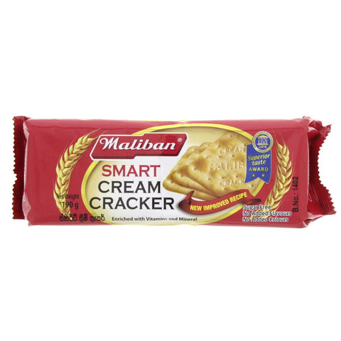 GETIT.QA- Qatar’s Best Online Shopping Website offers MALIBAN CREAM CRACKER 190 G at the lowest price in Qatar. Free Shipping & COD Available!