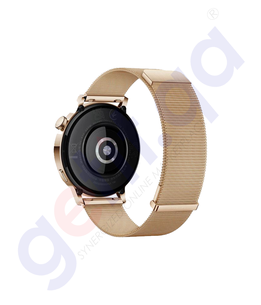 GETIT.QA Buy HUAWEI WATCH GT 3 ELEGANT 42MM 4GB 32MB GOLD