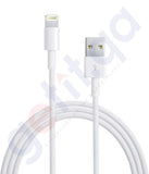 Shop Apple Lightning USB Cable-MQUE2 Price Online Doha Qatar