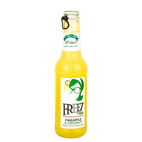 GETIT.QA- Qatar’s Best Online Shopping Website offers FREEZ PINEAPPLE & COCONUT MIX CARBONATED FLAVORED DRINK 275ML at the lowest price in Qatar. Free Shipping & COD Available!