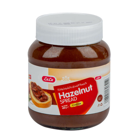 GETIT.QA- Qatar’s Best Online Shopping Website offers LULU COCOA HAZELNUT SPREAD 400 G at the lowest price in Qatar. Free Shipping & COD Available!