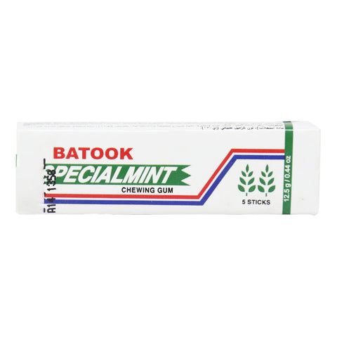 GETIT.QA- Qatar’s Best Online Shopping Website offers Batook Special Mint Chewing Gum 5Sticks x 20pcs at lowest price in Qatar. Free Shipping & COD Available!