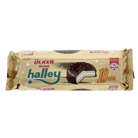 GETIT.QA- Qatar’s Best Online Shopping Website offers ULKER HALLEY CHOCOLATE COATED SANDWICH BISCUITS 300 G at the lowest price in Qatar. Free Shipping & COD Available!