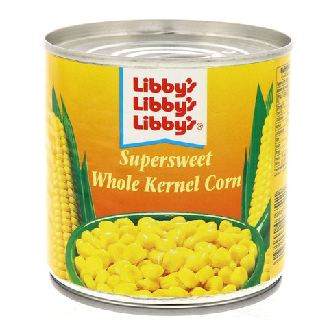 GETIT.QA- Qatar’s Best Online Shopping Website offers LIBBY'S SUPERSWEET WHOLE KERNEL CORN 340 G at the lowest price in Qatar. Free Shipping & COD Available!