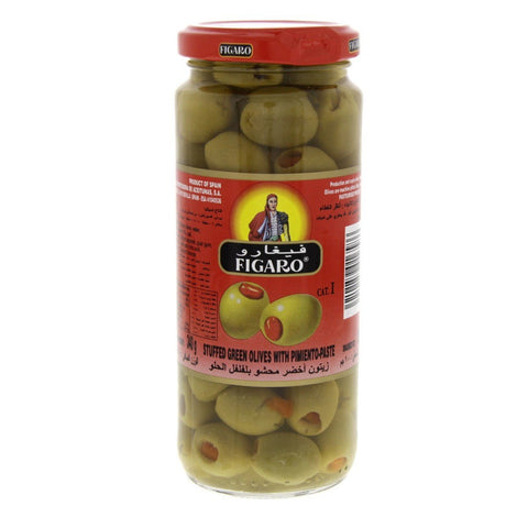 GETIT.QA- Qatar’s Best Online Shopping Website offers FIGARO STUFFED GREEN OLIVES WITH PIMIENTO-PASTE 200G at the lowest price in Qatar. Free Shipping & COD Available!