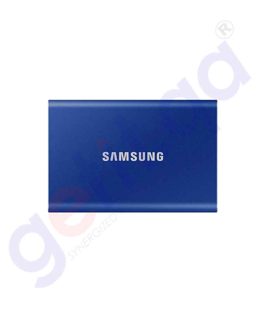 Buy Samsung T7 Portable SSD 500GB USB 3.2 Blue Doha Qatar