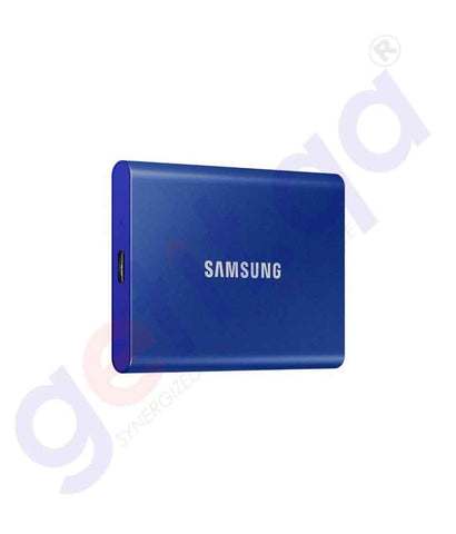 Buy Samsung T7 Portable SSD 1TB USB 3.2 Gn2 Blue Doha Qatar
