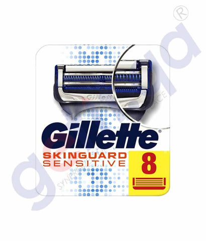 GETIT.QA | Buy Gillette Skinguard Sensitive Cartridge-8 in Doha Qatar