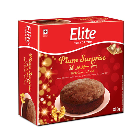 GETIT.QA- Qatar’s Best Online Shopping Website offers ELITE SURPRISE RICH PLUM CAKE-- 800 G at the lowest price in Qatar. Free Shipping & COD Available!