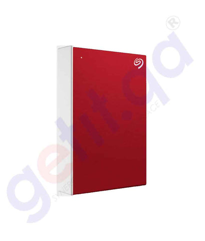 Buy Seagate HDD One Touch Portable 4TB Red in Doha Qatar