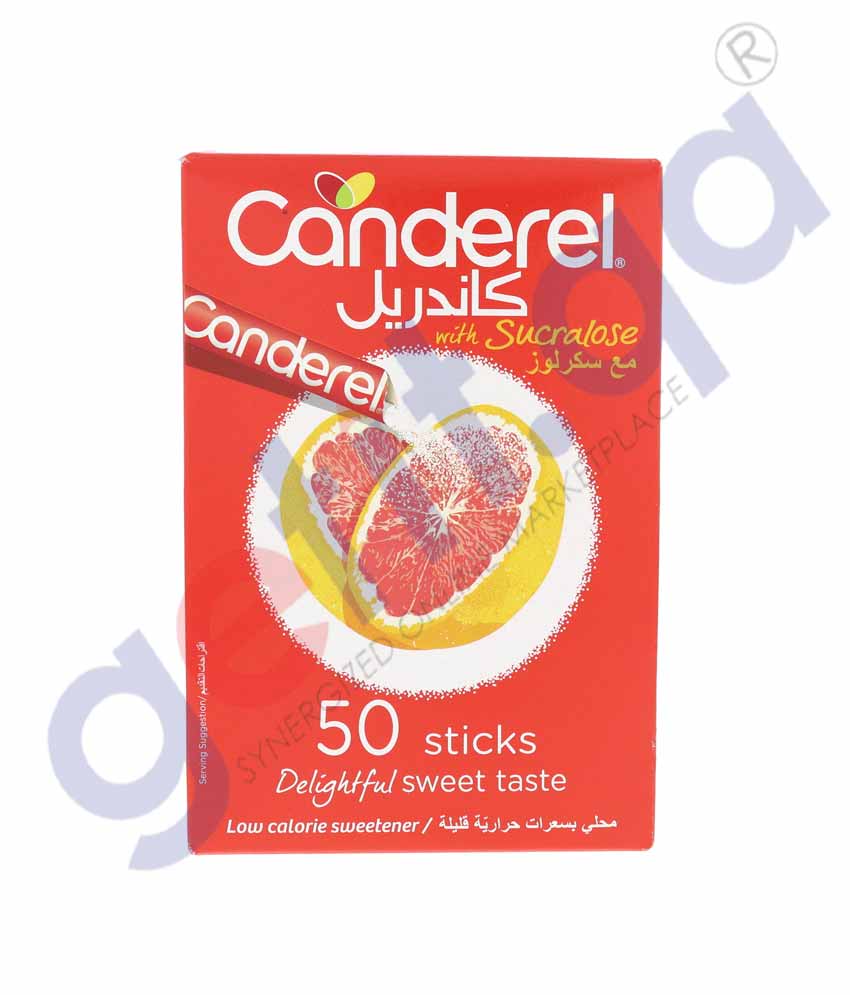CANDEREL LOW CALORIE SWEETENER- 50 STICKS