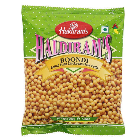 GETIT.QA- Qatar’s Best Online Shopping Website offers HALDIRAM'S BOONDI SALTED FRIED CHICKPEAS FLOUR PUFFS 200 G at the lowest price in Qatar. Free Shipping & COD Available!