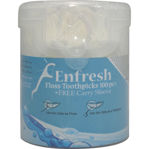 GETIT.QA- Qatar’s Best Online Shopping Website offers ENFRESH FLOSS TOOTHPICKS 100 PCS at the lowest price in Qatar. Free Shipping & COD Available!