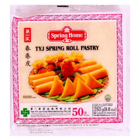 GETIT.QA- Qatar’s Best Online Shopping Website offers SPRING HOME TYJ SPRING ROLL PASTRY 250G at the lowest price in Qatar. Free Shipping & COD Available!