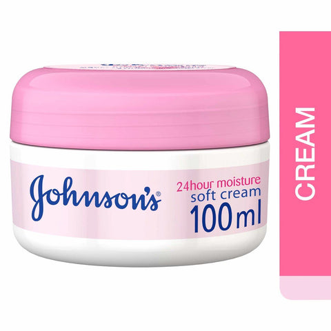 GETIT.QA- Qatar’s Best Online Shopping Website offers JOHNSON'S BODY CREAM 24 HOUR MOISTURE SOFT 100 ML at the lowest price in Qatar. Free Shipping & COD Available!