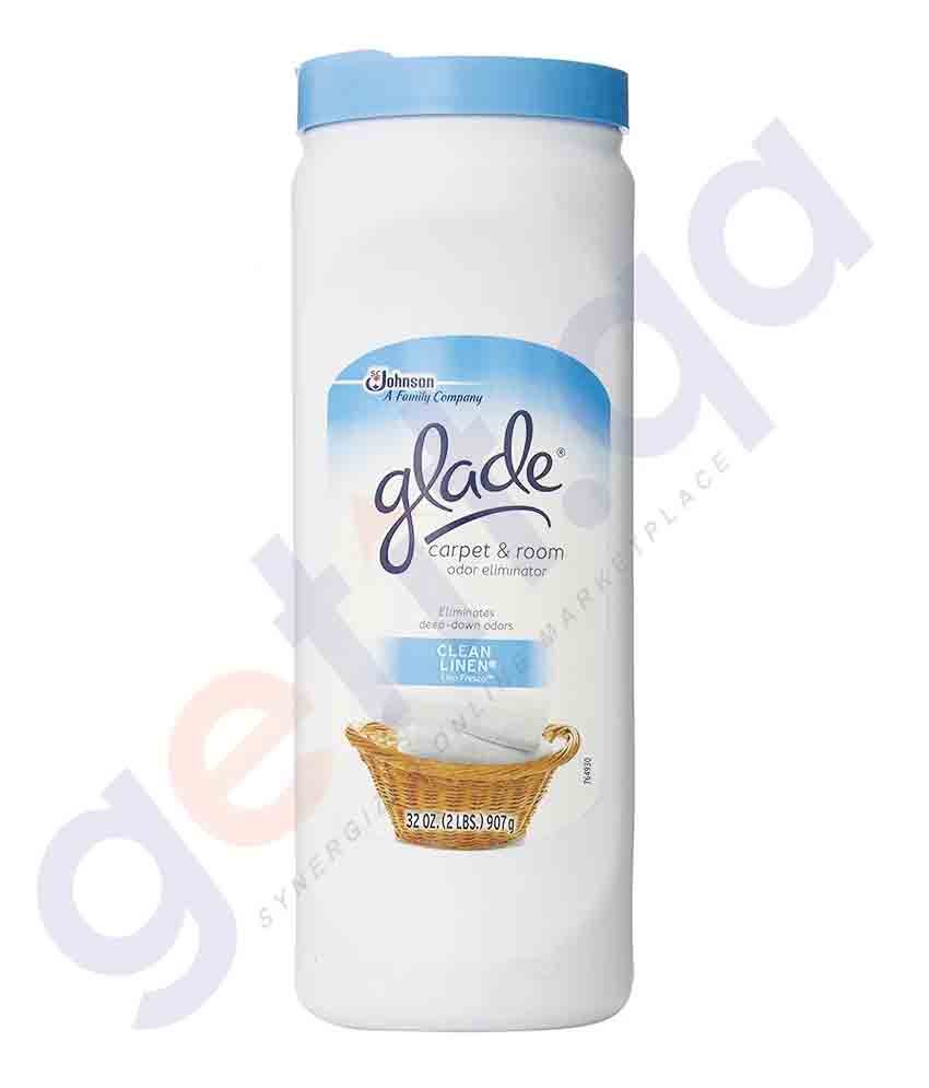 BUY GLADE CLEAN LINEN 32oz IN QATAR | HOME DELIVERY WITH COD ON ALL ORDERS ALL OVER QATAR FROM GETIT.QA