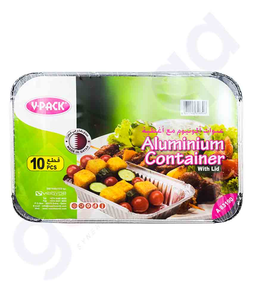 Buy V-Pack Aluminium Container A83190 Online in Doha Qatar