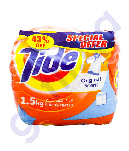 Buy Tide Original Scent Concentrated 1.5kg Price Doha Qatar