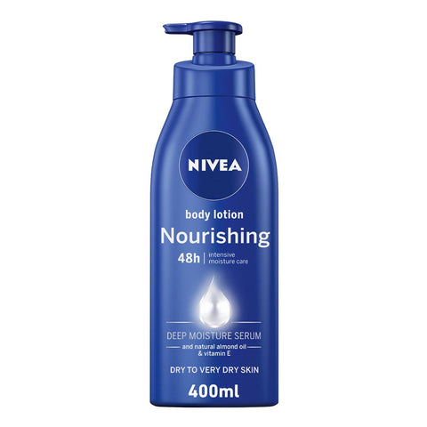 GETIT.QA- Qatar’s Best Online Shopping Website offers NIVEA BODY LOTION NOURISHING ALMOND OIL DRY TO VERY DRY SKIN 400 ML at the lowest price in Qatar. Free Shipping & COD Available!