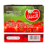 GETIT.QA- Qatar’s Best Online Shopping Website offers AL AIN TOMATO PASTE POUCH 25 X 70 G at the lowest price in Qatar. Free Shipping & COD Available!