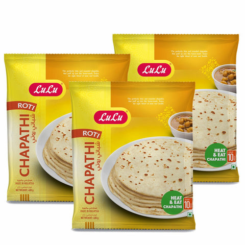 GETIT.QA- Qatar’s Best Online Shopping Website offers LULU CHAPATHI 3 X 400G at the lowest price in Qatar. Free Shipping & COD Available!