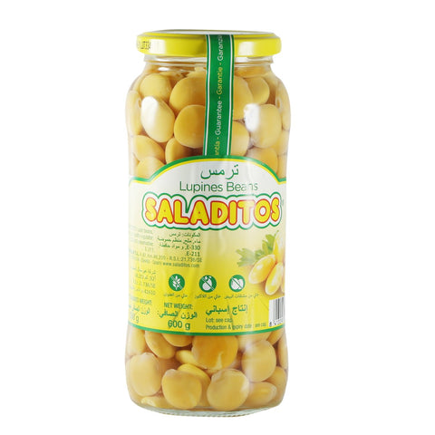 GETIT.QA- Qatar’s Best Online Shopping Website offers SALADITOS LUPINE BEANS 600 G at the lowest price in Qatar. Free Shipping & COD Available!
