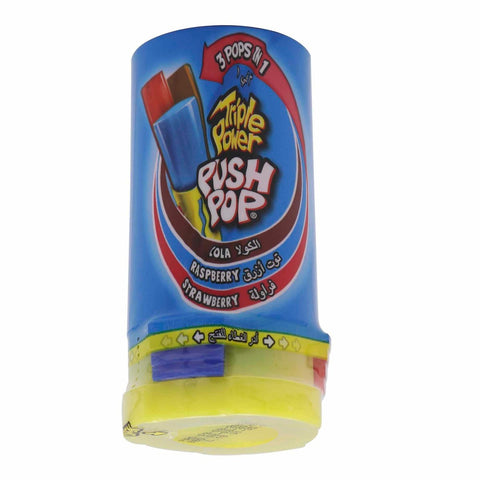 GETIT.QA- Qatar’s Best Online Shopping Website offers TOPPS BAZOOKA TRIPLE POWER PUSH POP 34G at the lowest price in Qatar. Free Shipping & COD Available!