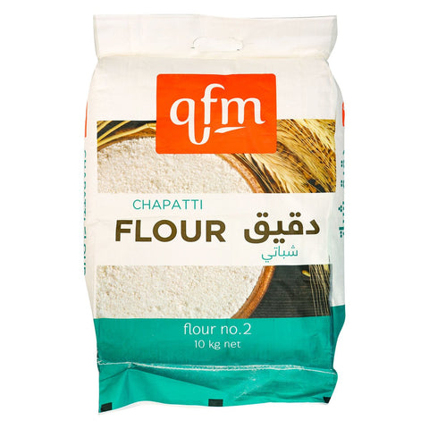 GETIT.QA- Qatar’s Best Online Shopping Website offers QFM CHAPATTI FLOUR NO.2 10 KG at the lowest price in Qatar. Free Shipping & COD Available!