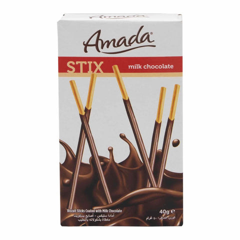 GETIT.QA- Qatar’s Best Online Shopping Website offers AMADA STIX MILK CHOCOLATE 40 G at the lowest price in Qatar. Free Shipping & COD Available!