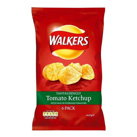 GETIT.QA- Qatar’s Best Online Shopping Website offers WALKERS POTATO CHIPS TOMATO KETCHUP 6 X 25 G at the lowest price in Qatar. Free Shipping & COD Available!
