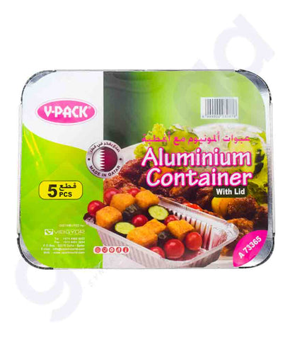Buy V-Pack Aluminium Container A73365 Online in Doha Qatar