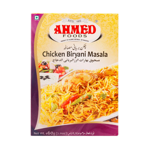GETIT.QA- Qatar’s Best Online Shopping Website offers AHMED CHICKEN BIRYANI MASALA 60G at the lowest price in Qatar. Free Shipping & COD Available!