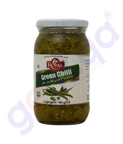 Buy Quality Royal Green Chilli Pickle 400gm in Doha Qatar
