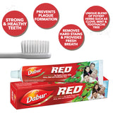 GETIT.QA- Qatar’s Best Online Shopping Website offers Dabur Red Toothpaste 200g at lowest price in Qatar. Free Shipping & COD Available!