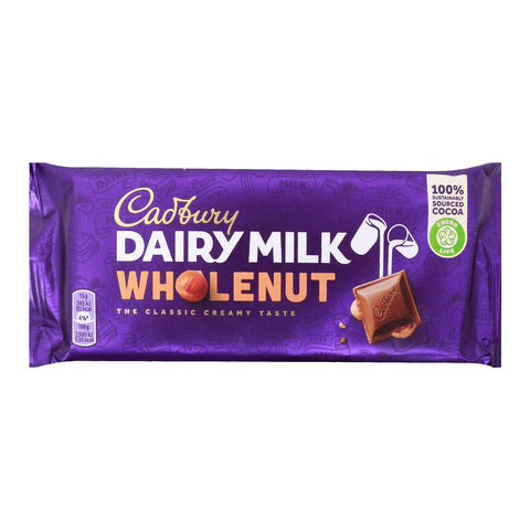 GETIT.QA- Qatar’s Best Online Shopping Website offers CADBURY WHOLENUT DAIRY MILK 120 G at the lowest price in Qatar. Free Shipping & COD Available!