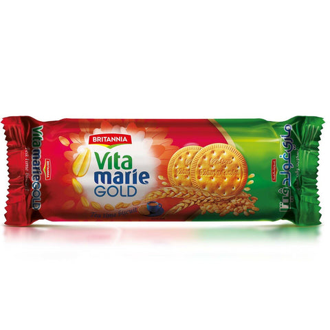 GETIT.QA- Qatar’s Best Online Shopping Website offers Britannia Vita Marie Gold Biscuits 140g at lowest price in Qatar. Free Shipping & COD Available!