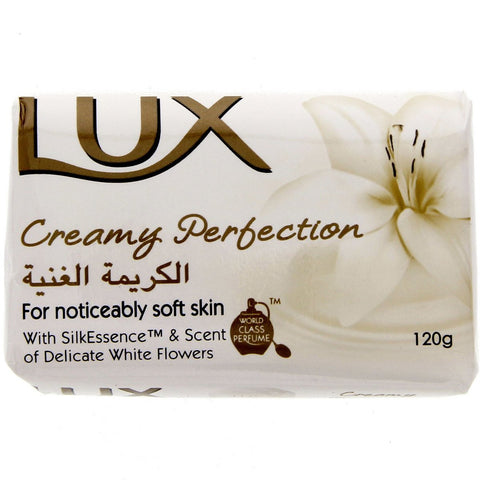 GETIT.QA- Qatar’s Best Online Shopping Website offers LUX SOAP CREAMY PERFECTION  120G at the lowest price in Qatar. Free Shipping & COD Available!