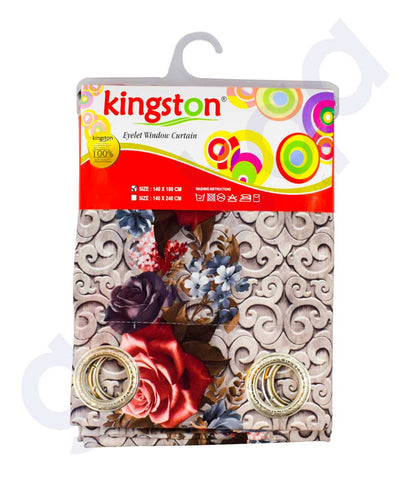 Buy Kingston Eyelet Curtain 140*180cm Online in Doha Qatar