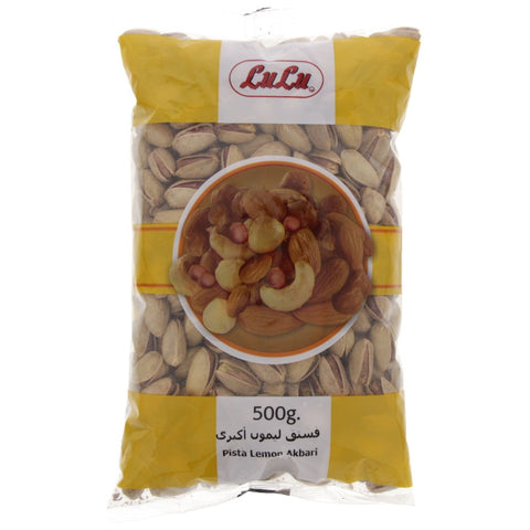 GETIT.QA- Qatar’s Best Online Shopping Website offers LULU PISTA LEMON AKBARI 500G at the lowest price in Qatar. Free Shipping & COD Available!