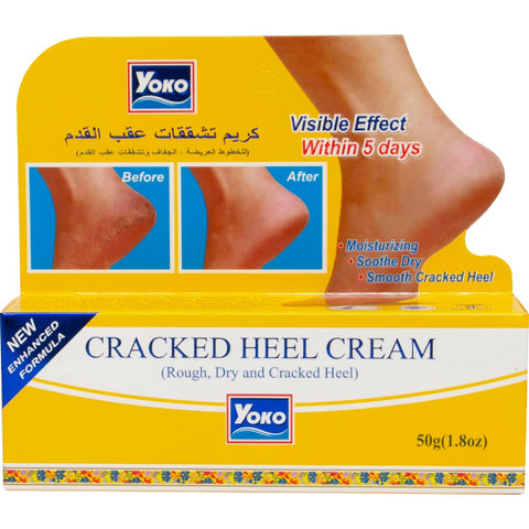 GETIT.QA- Qatar’s Best Online Shopping Website offers YOKO CRACKED HEEL CREAM 50 G at the lowest price in Qatar. Free Shipping & COD Available!