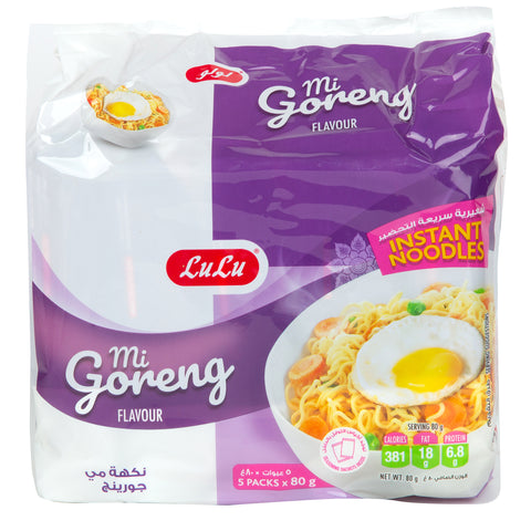 GETIT.QA- Qatar’s Best Online Shopping Website offers LULU MIGORENG INSTANT FRIED NOODLESÂ -- 5 X 80 G at the lowest price in Qatar. Free Shipping & COD Available!