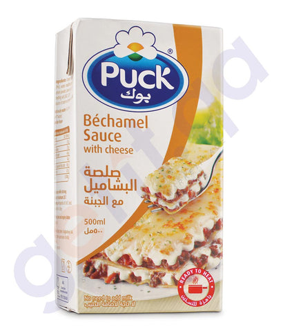 BUY BEST PRICED PUCK BÉCHAMEL SAUCE WITH CHEESE 500ML IN QATAR