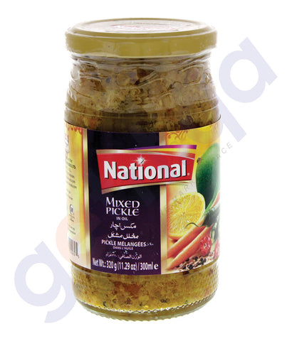 BUY BEST PRICED NATIONAL MIXED PICKLE 320GM ONLINE IN QATAR