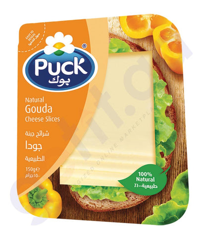 BUY BEST PRICED PUCK NATURAL SLICES GOUDA 150GM ONLINE IN QATAR