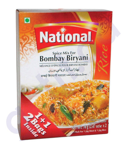 BUY NATIONAL BOMBAY BIRYANI (2X70G) ONLINE IN QATAR