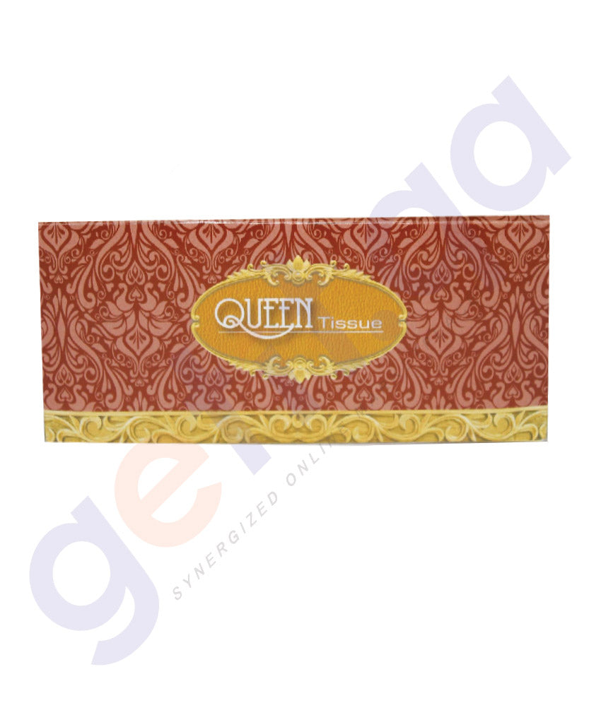 Buy Queen Facial Tissue 200 Sheets- 2 Ply 1 Piece & 5 Piece Pack Online in Doha Qatar