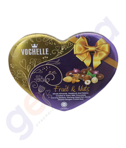 BUY BEST PRICED VOCHELLE GIFT COVERD FRUIT&NUT 180GM IN QATAR
