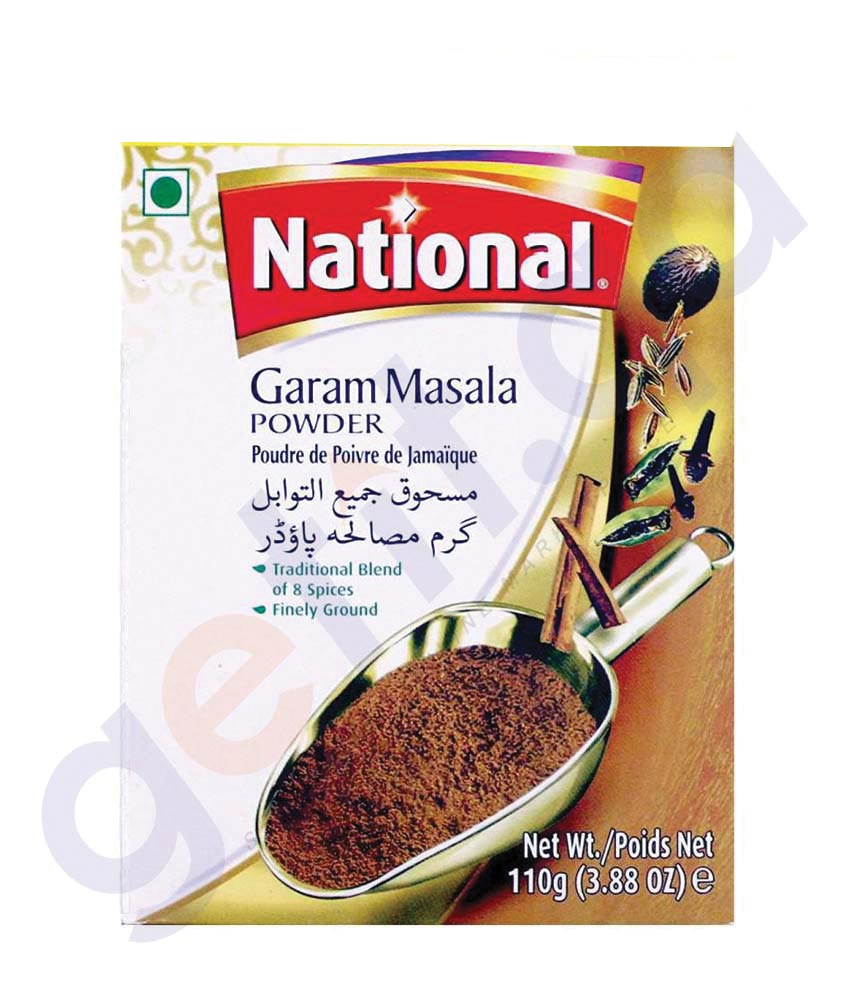 BUY BEST PRICED NATIONAL GARAM MASALA POWDER 110GM IN QATAR